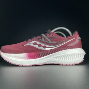 Saucony Triumph 20 Women’s Size 9 Burgundy Running Shoes Athletic Sneakers EUC